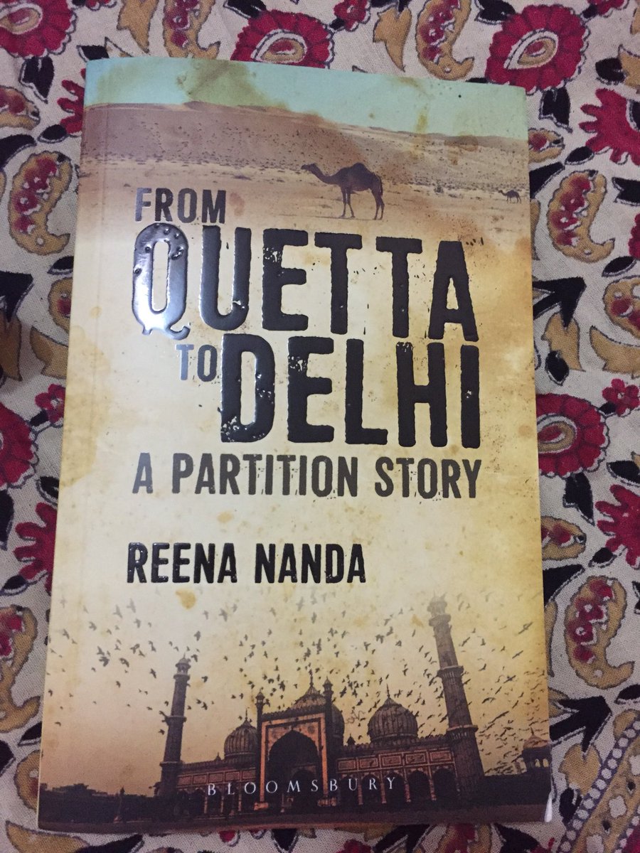 Paperkrafts_Goa's tweet photo. #BrunchBookChallenge @HTBrunch just finished #book46 From Quetta To Delhi - A partition Story by Reena Nanda @BloomsburyIndia
#PaperkraftsGoa https://t.co/tjrF3B9jEm