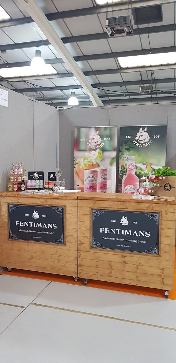 Fentimanshan's tweet photo. All set up and ready to go @creedfs tradeshow! Come see us for some delicious G&T's with @MarussiaUK @fiftypoundsgin. #Creedtradeshow2018 https://t.co/INVqD8Ekq4