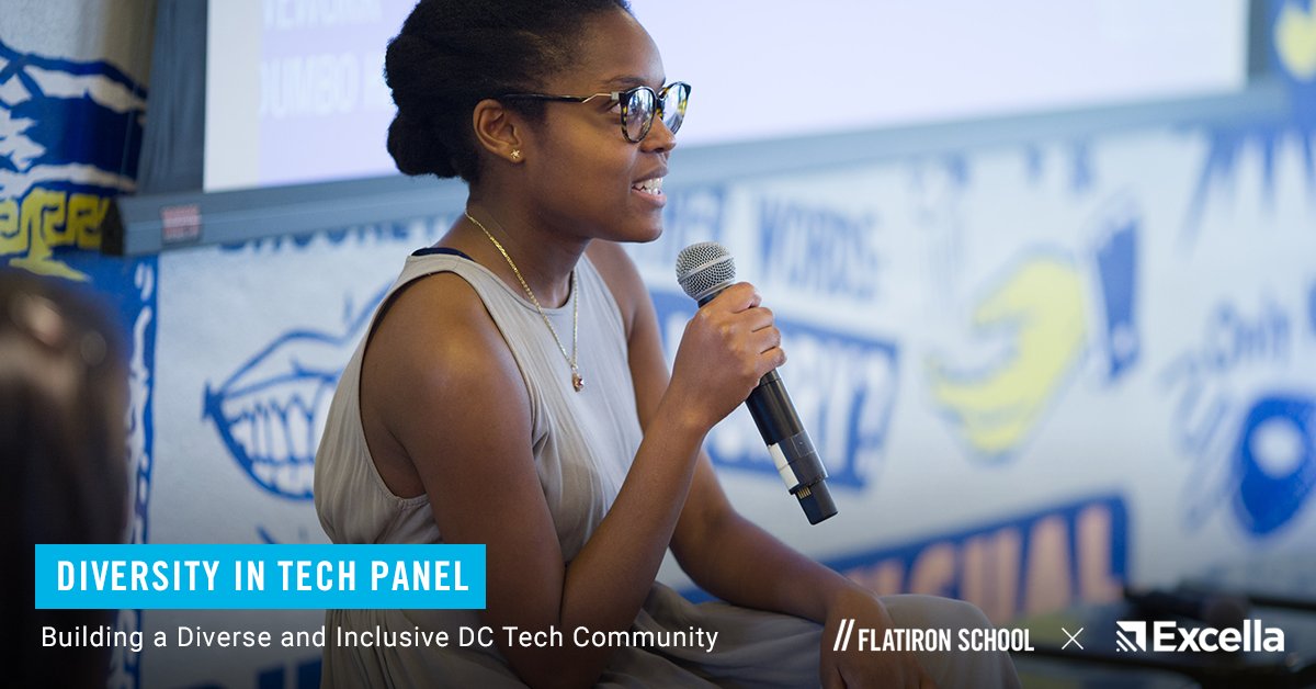 Join <a href="/FlatironSchool/">Flatiron School</a> and <a href="/ExcellaCo/">Excella</a> Monday, September 24th, for a Q&amp;A with powerful leaders who are a building diverse and inclusive DC community! Not to be missed! #dctech eventbrite.com/e/diversity-in…