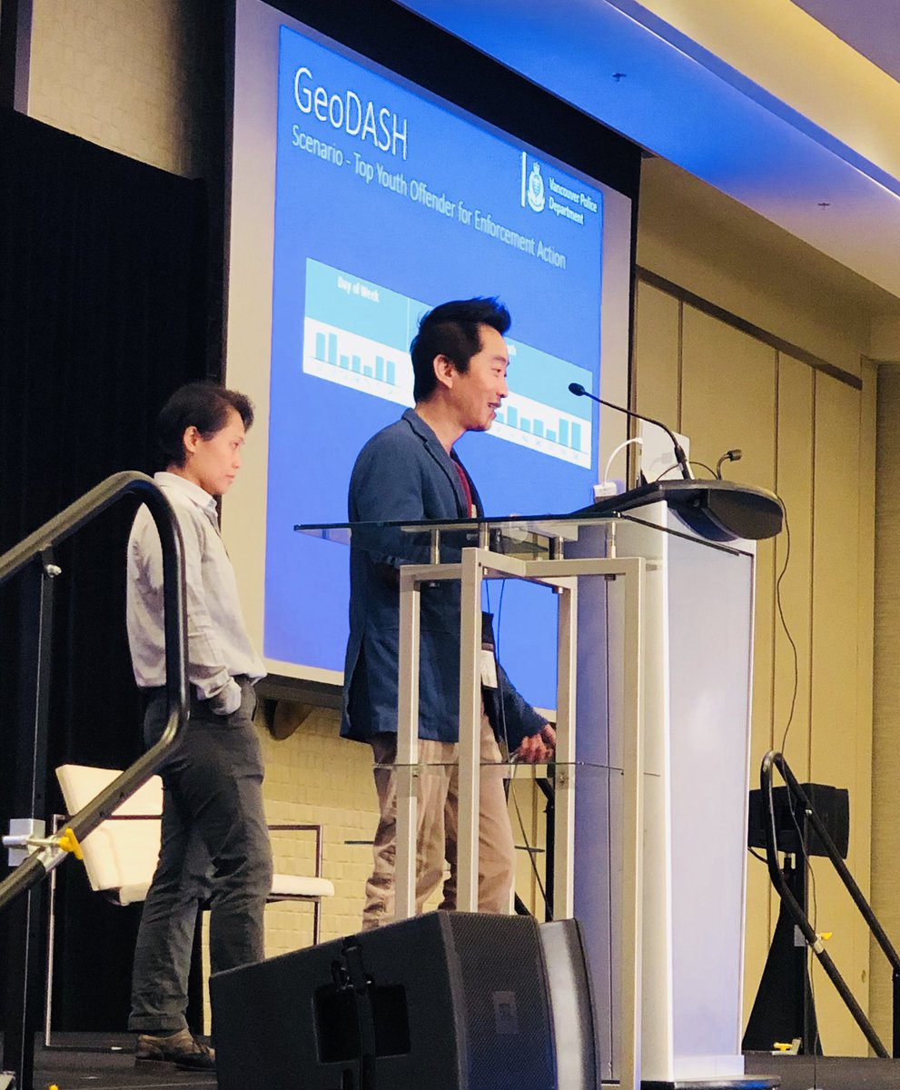 KimberlyVachon's tweet photo. Cool presentation at Versaterm’s 2018 Re:Invent Users Workshop on Linking RMS Data with High-Risk Youth Information by @VancouverPD Betty Ling and #SmartJimmy 😁#GeoDash #VisualData #LocationIntelligence #VDX2018 @Versadex https://t.co/6hUsWDNTfQ