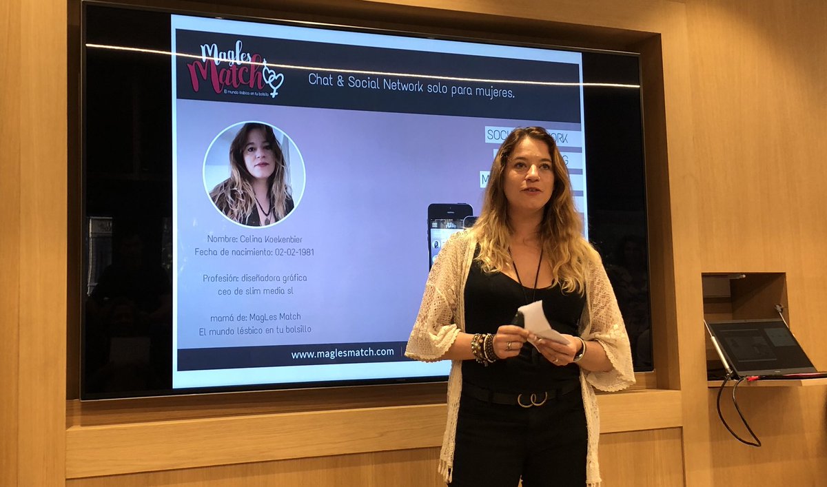 adrianafreitas's tweet photo. At @dayoneCABK #Barcelona @ConectorSpain #StartupDayConector 5nd #startup @maglesrevista Chat & Social Network only for Women’s ! w/ magazine and info #LesbinanMarket https://t.co/3b77yzEKdn