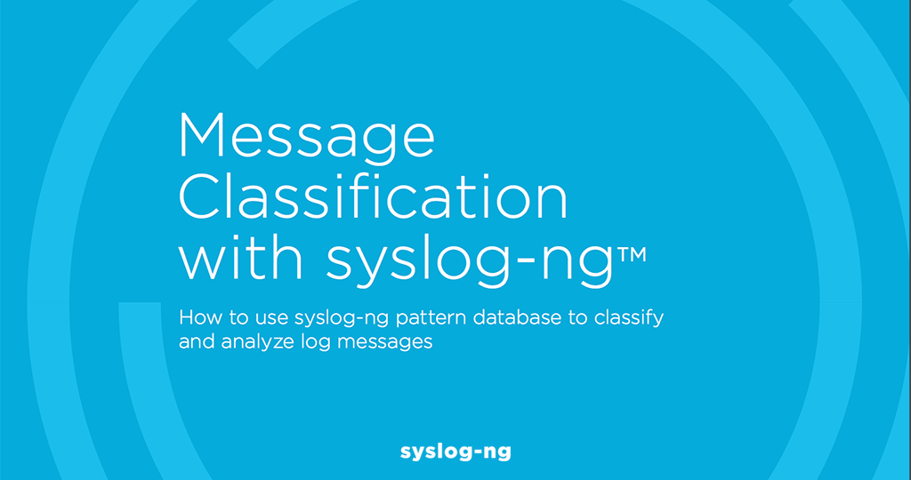 See how you can classify and analyze log messages using #syslog_ng ...
