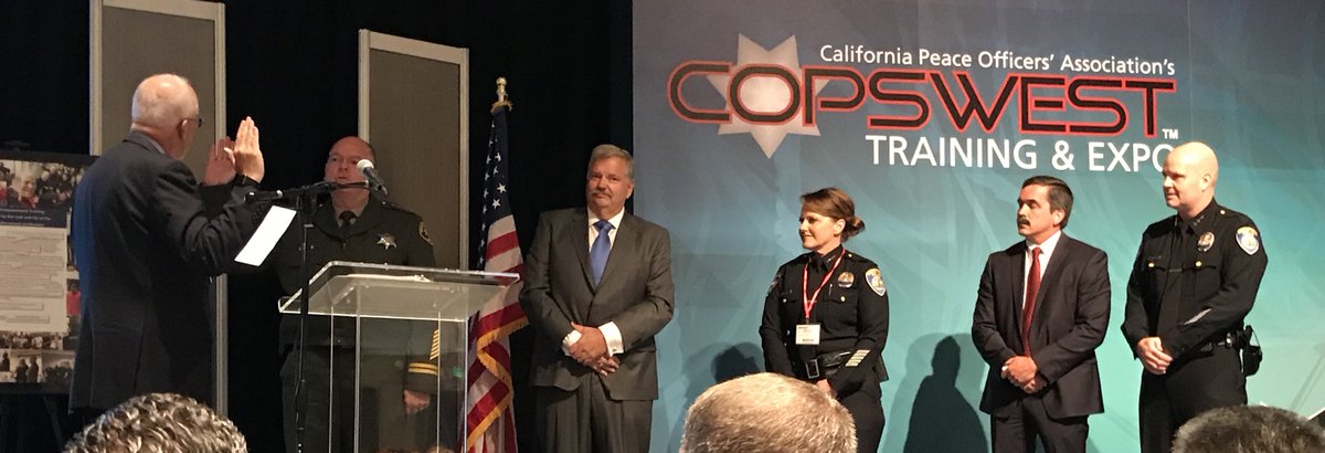 CPOA_Region_X's tweet photo. Our Region X Board Members were in attendance at this year's @CalPeaceOfficer Association #CopsWest Training & Expo in Sacramento this week. Not only did our team represent Region X and Los Angeles County, but they took part in some great training, presentations and networking! https://t.co/2fXesVoDxb