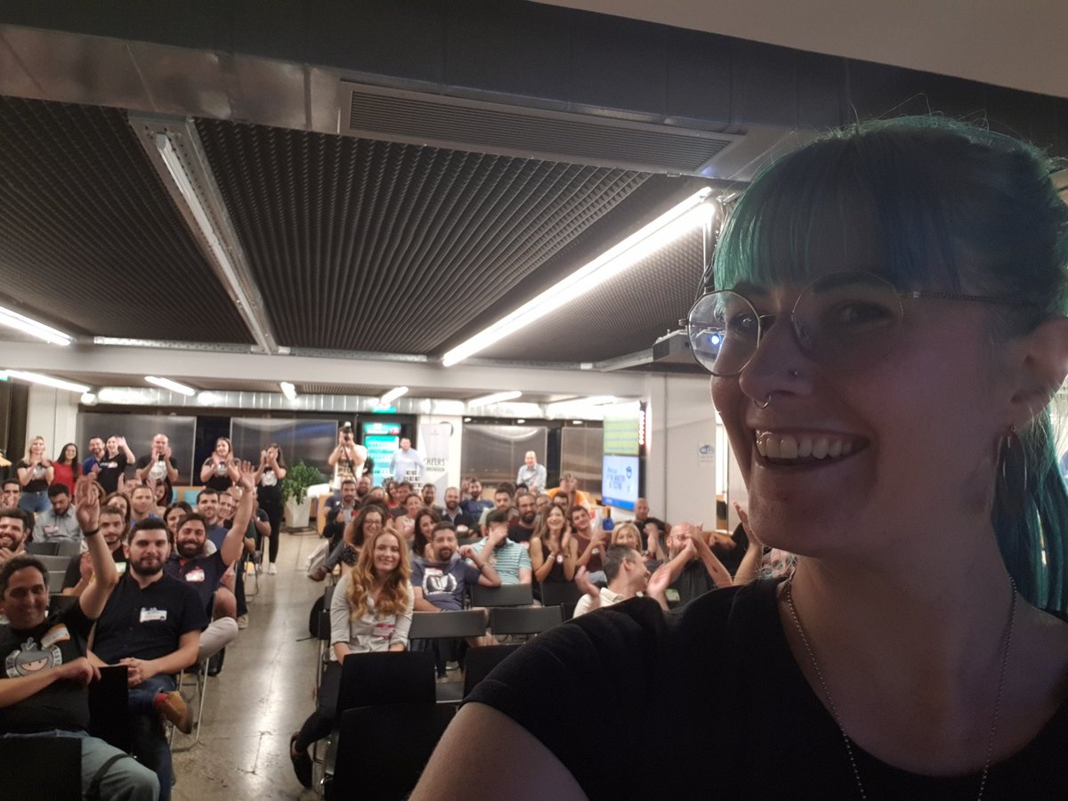 gwendiagram's tweet photo. Great turn out tonight at #ministryoftestingathens. Thanks for having me, it's been amazing! https://t.co/kk2dtERkCv