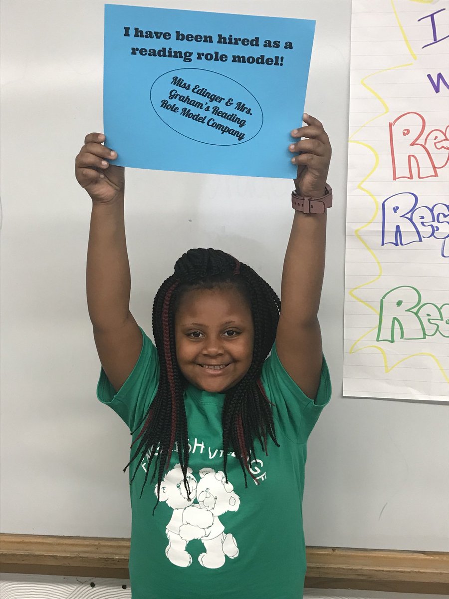 MissEdinger's tweet photo. @teamgraham22 and I have been hiring some reading role models in C-5! LOVING this excitement about reading! @Englishvillage2 https://t.co/drj9ru1X0M