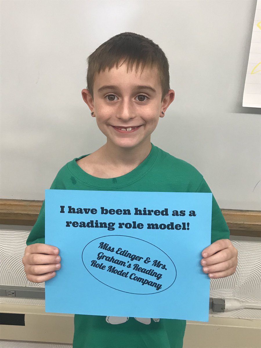 MissEdinger's tweet photo. @teamgraham22 and I have been hiring some reading role models in C-5! LOVING this excitement about reading! @Englishvillage2 https://t.co/drj9ru1X0M