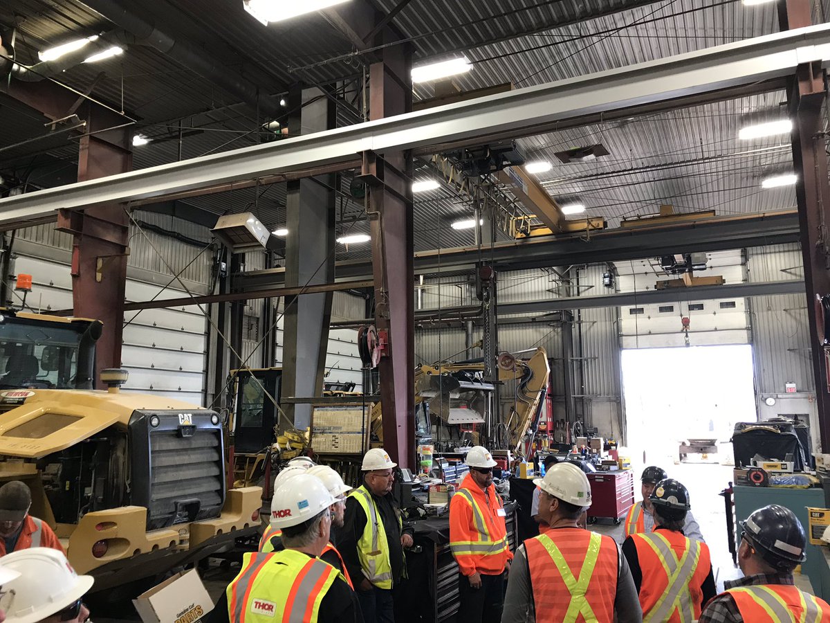 Touring the <a href="/toromontcat/">Toromont Cat</a> Cambridge Facility that sells and services Caterpillar heavy equipment in the southwest region of Ontario. They also provide repairs on highway trucks and are currently completing a new hose building facility. #gravelfacts #opstour2018