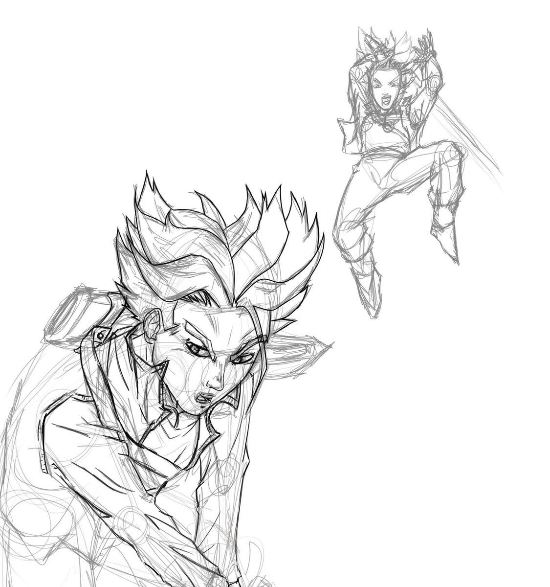 Zeo On Twitter Work In Progress Ptit Croquis Détente