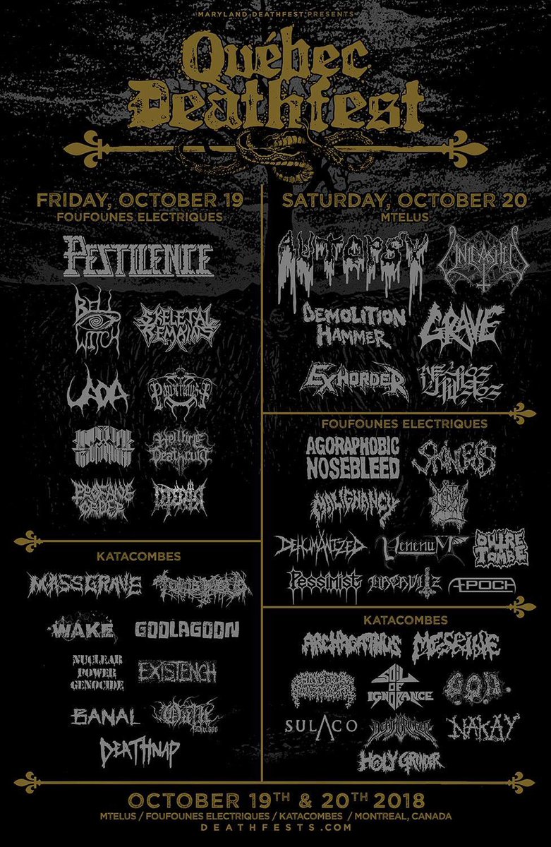 gravesmeredith's tweet photo. i just went from casually perusing housing options for #quebecdeathfest to spraining my wrists trying to book housing tickets and travel all at once, if you're going LMK so i can start organizing my Corpse Paint Hands-Free Bagel-Eating Challenge https://t.co/q9Qzg0Lp94