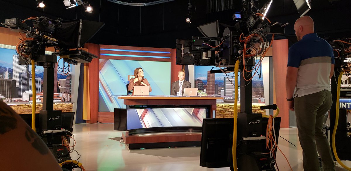 CoMediaSchool's tweet photo. Watching a LIVE @KDVR newscast!
#BeOnAir #CMSSuccess #wearecms #CMSTakeover https://t.co/KDbE97upRS