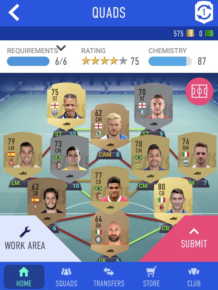 TheFUTSBC's tweet photo. FIFA19 #ProfitableSBC
- Advanced: Hybrid League
- Team: Quads
- Cost: 3,000
- No Loyalty
- Reward:Premium Gold Players Pack
- Coin Value of Pack: 25,000
- Minimum Discard Value: 4,000
(Let me know who you packed) https://t.co/T75OsY7YBc
