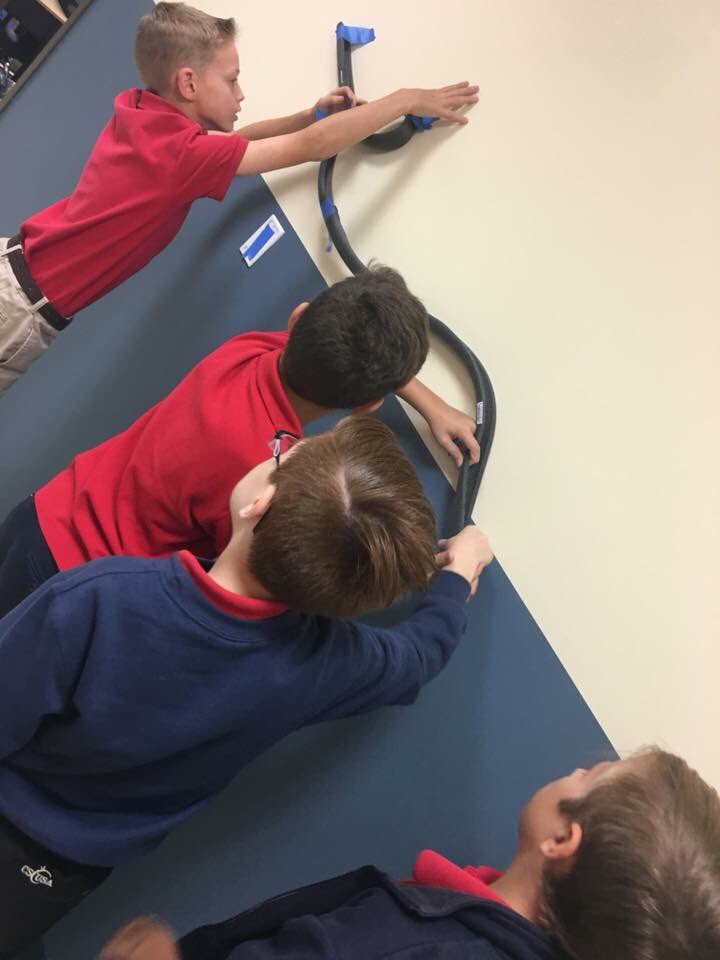 LangtreeCharter's tweet image. 5th grade Force and Motion wrap up!! Marble roller coasters 

#sciencelabRULES
#langtreecharter