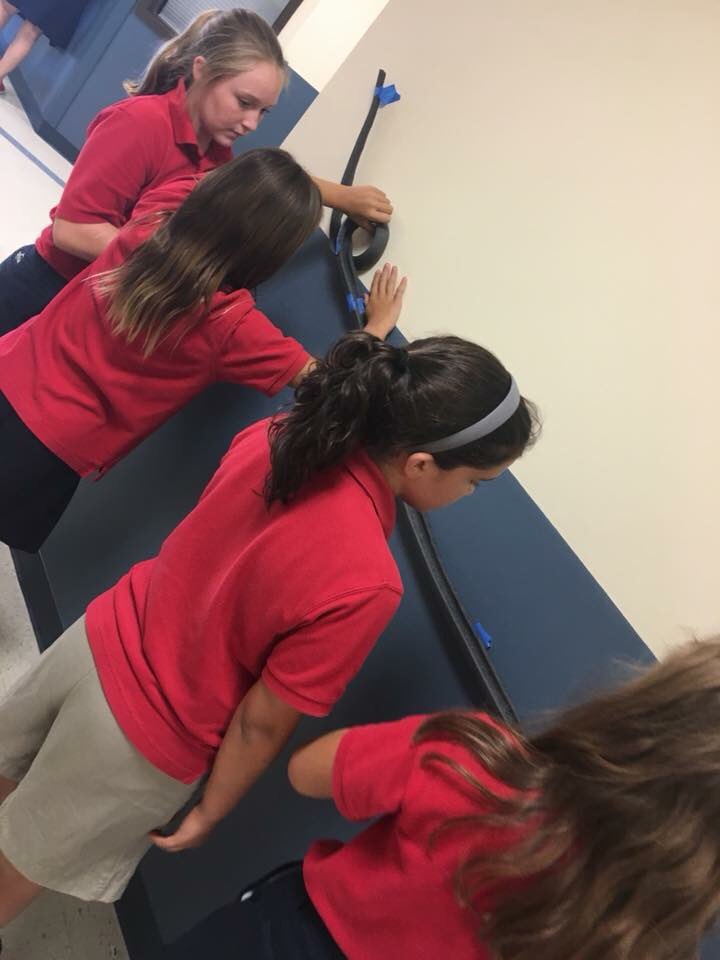 LangtreeCharter's tweet image. 5th grade Force and Motion wrap up!! Marble roller coasters 

#sciencelabRULES
#langtreecharter