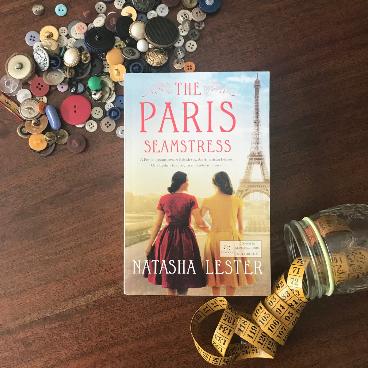 KTBookReview's tweet photo. The Paris Seamstress by Natasha Lester "A beautifully written historical romance" @natashalester @ForeverRomance #ForeverRead @HachetteBooks @thatsostelle 
https://t.co/rWBgAFstfr https://t.co/MdkbCvV1KW