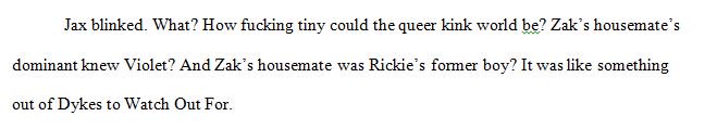 TGStoneButch's tweet image. Queerest lines in #ShockingViolet? Here are a few. 

“We spent half that meeting taking care of a cis woman’s feelings about getting shit for standing up for trans people.”

#LGBTWIP