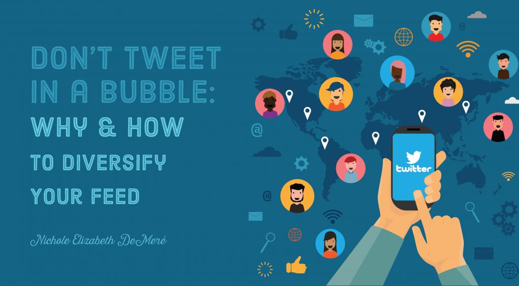 Don’t tweet in a bubble: why &amp; how to diversify your feed: buff.ly/2JVrKB1 by <a href="/NikkiElizDeMere/">Eithiriel DeMeré 🏴🥀🏳️‍🌈</a> on <a href="/B2Community/">Business 2 Community</a> #Diversity #Inclusion #SocialMedia