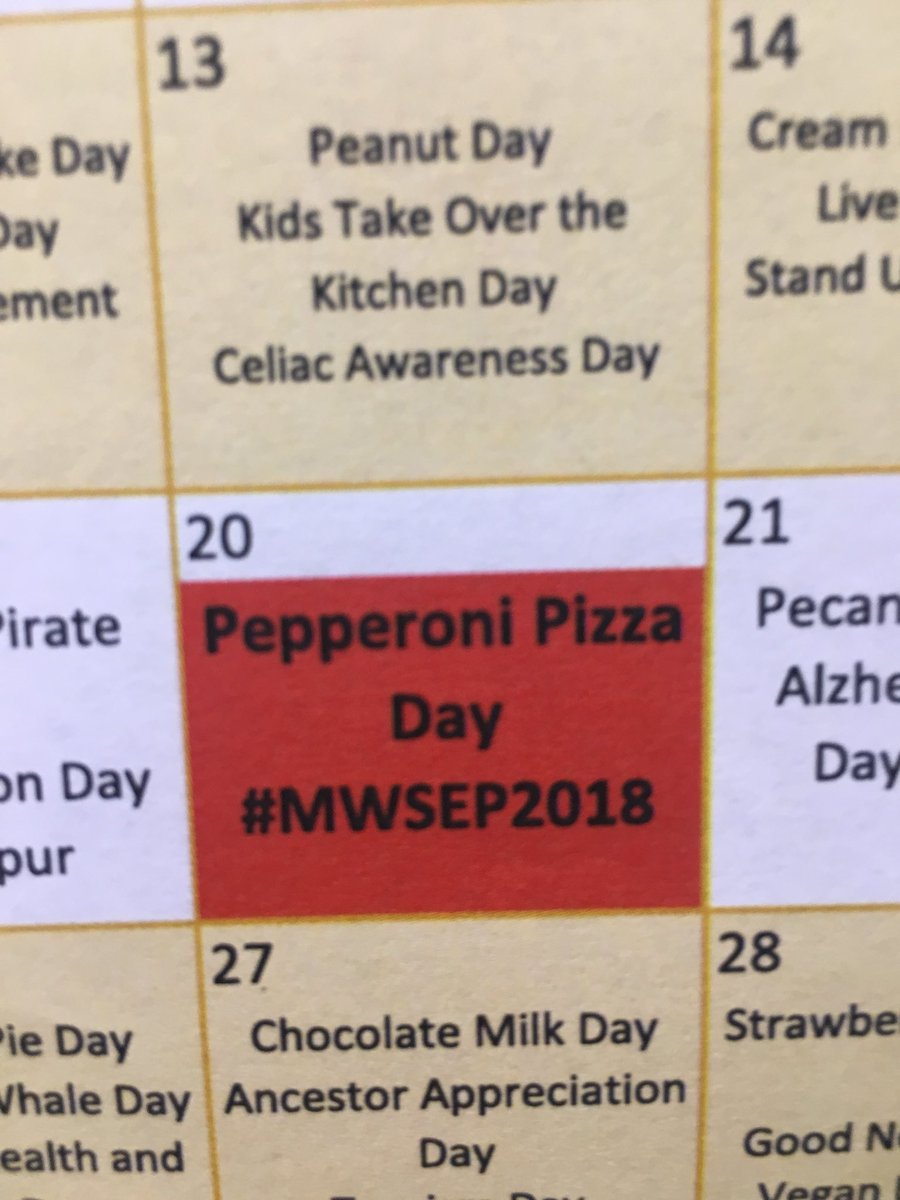 Danblouin's tweet photo. Happy national pepperoni pizza day from store 2701. #MWSEP2018 @MToby2701 @SallyGansiorTHD @asm212230 @jason_stubbe @2701Depot https://t.co/o9PojANEaD