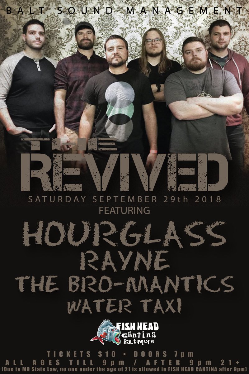 Even though we barely use this account, we thank all of you who are following it. We’re gonna try and post more here moving forward. In the meantime, here’s a flier of our upcoming show at <a href="/fishheadcantina/">Fish Head Cantina</a> #marylandmusic