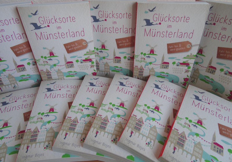 Juhu! Mit etwas Verspätung, aber dafür nun auch umso schöner: Die "Glücksorte im Münsterland" sind da! 😍 Ab sofort im Buchhandel und natürlich auch online bestellbar (amzn.to/2OfoTGo%20). Ich hoffe, sie machen euch genauso glücklich wie mich 😊🍀