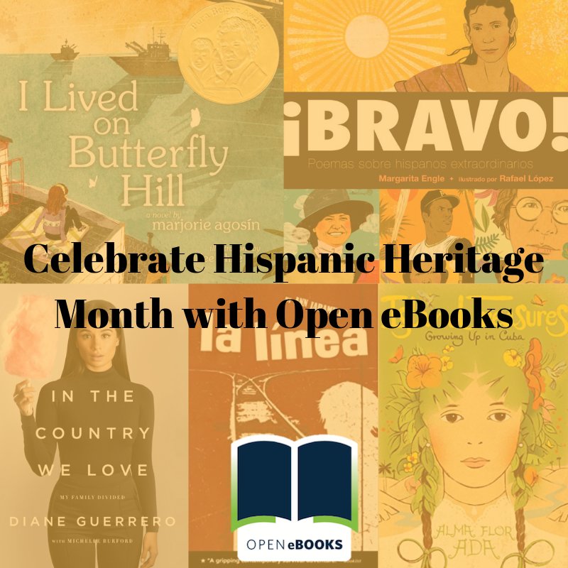 Looking for books to recommend during #HispanicHeritageMonth? Check out our Pinterest board! ow.ly/A8JI30lRigd