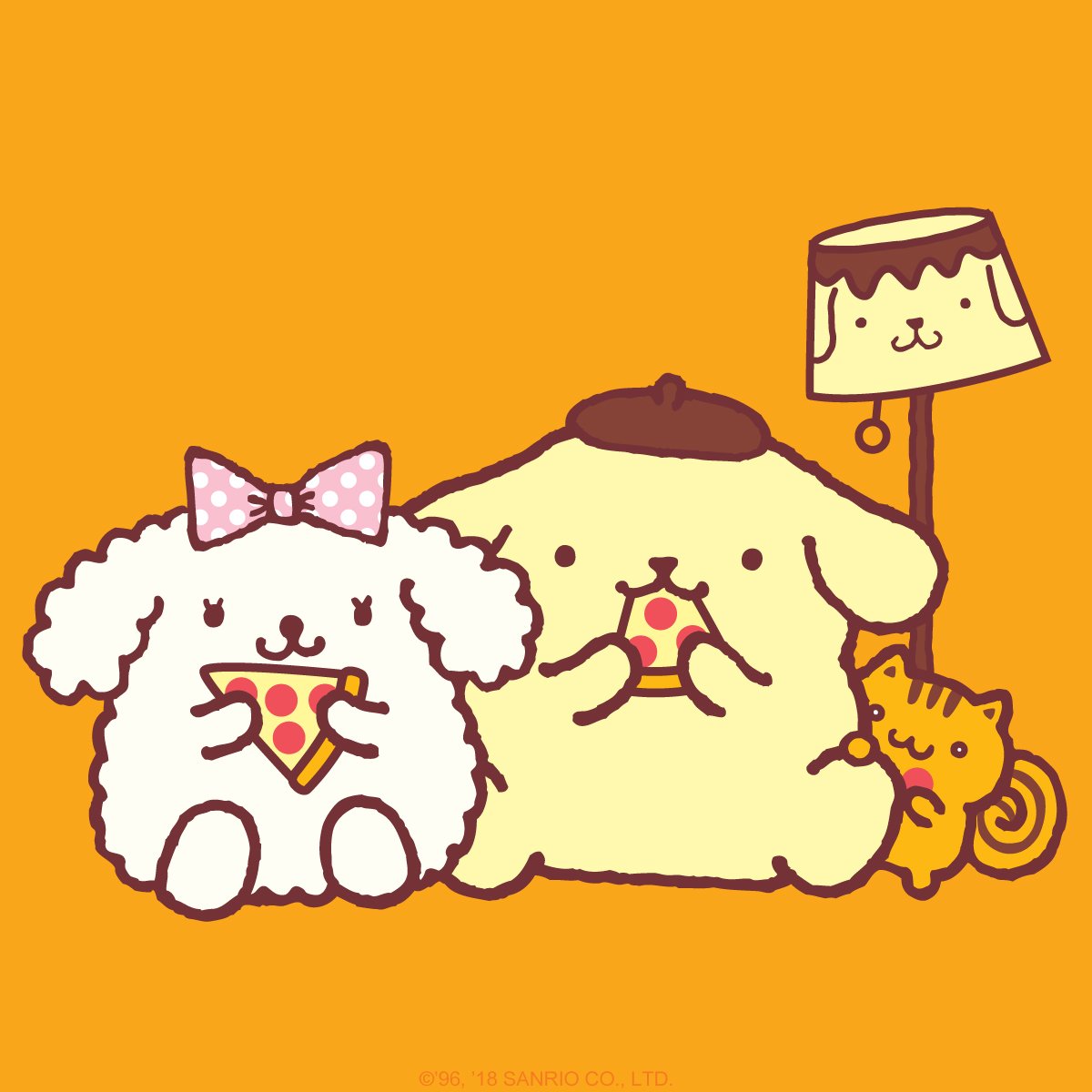 Sanrio on X: Take #Pompompurin on the go with new backgrounds for