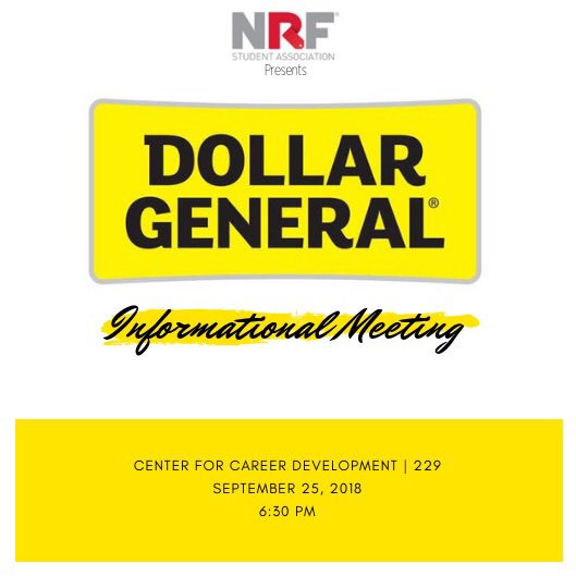 Just a friendly reminder...
•
•
We’re having two different meetings NEXT WEEK. Belk and Dollar General will be attending to UTK to talk about job opportunities and internship. We recommend you all to bring your resume and wear business casual. We hope to see you all there.