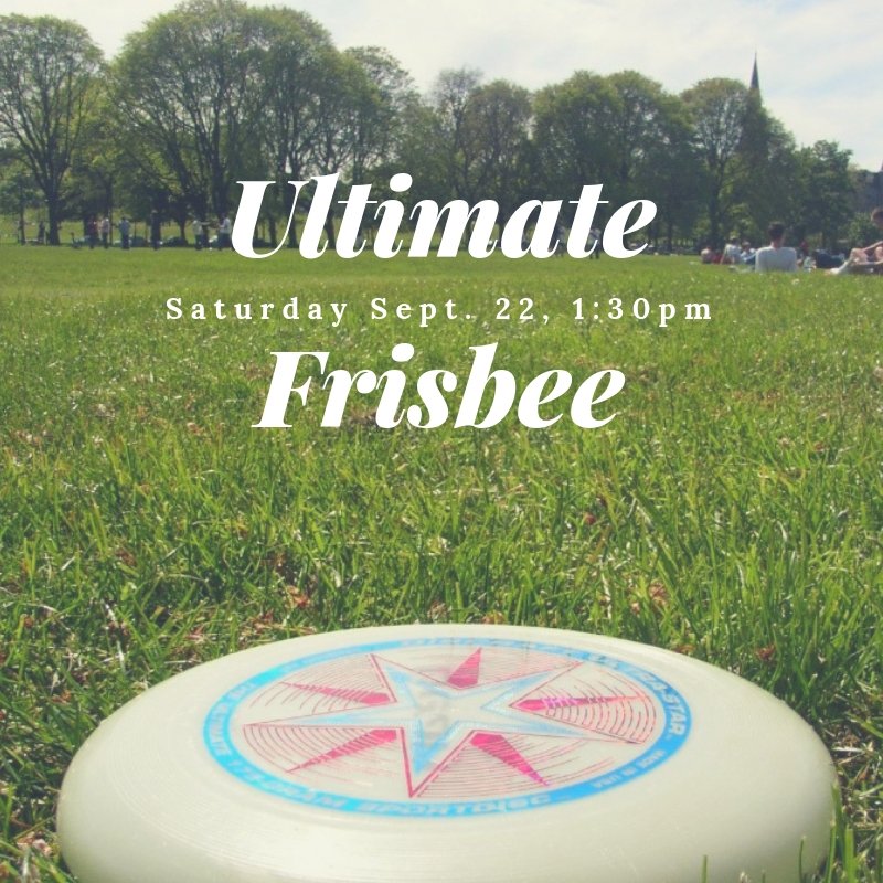 iMinistries616's tweet photo. iconnect! SAS starts this Saturday at 1:30pm with ultimate frisbee Meet in the West Wing and whether you've played a thousand times or this would be your first, come on out, bring a friend, and deepen relationships with one of the most fun games around. See you there! https://t.co/qLBcU1GEn9