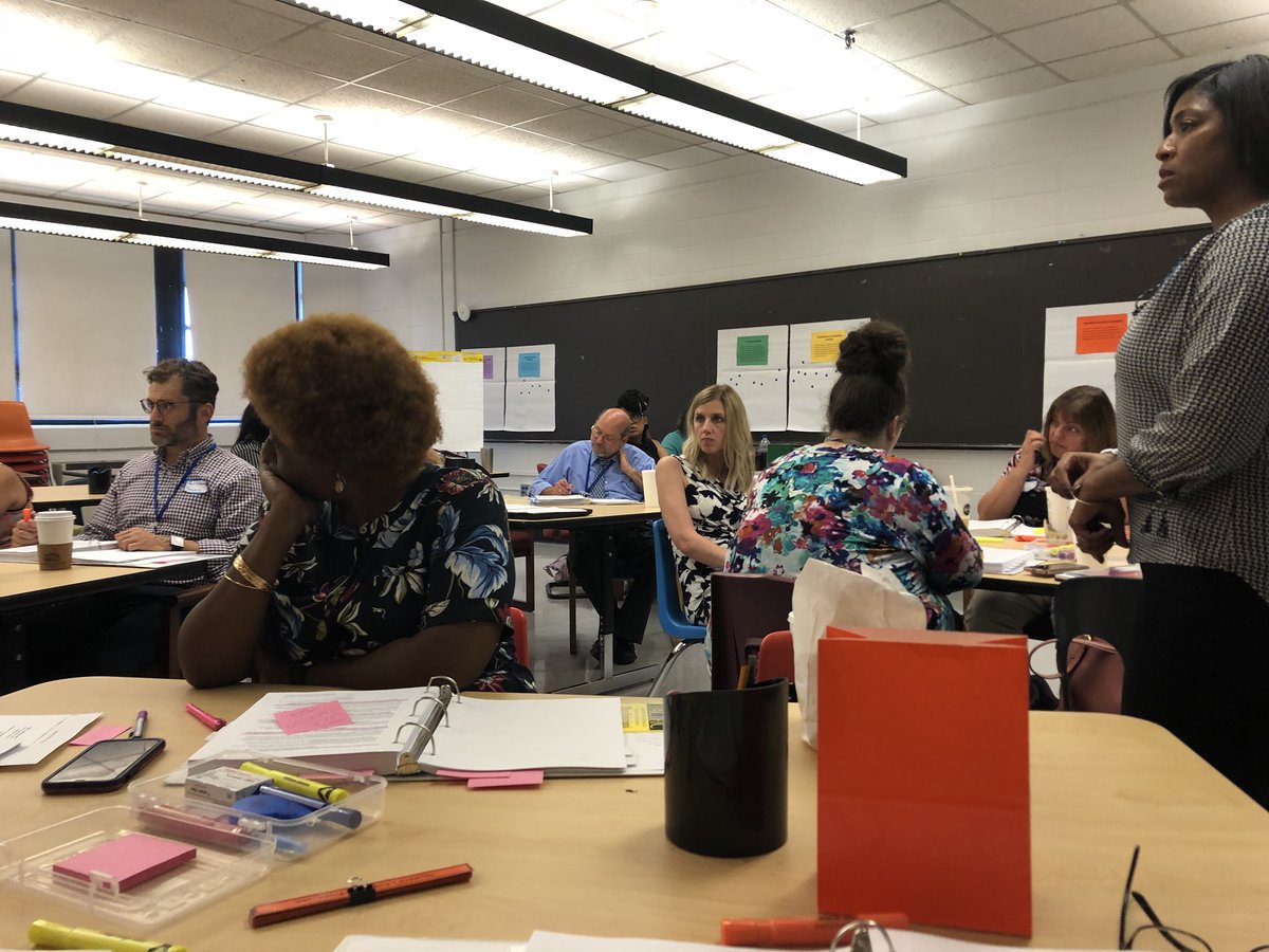 Having the opportunity to share and learn about creating conditions for learning and making visible your invisible expectations at #COMP training. #weareJCPS