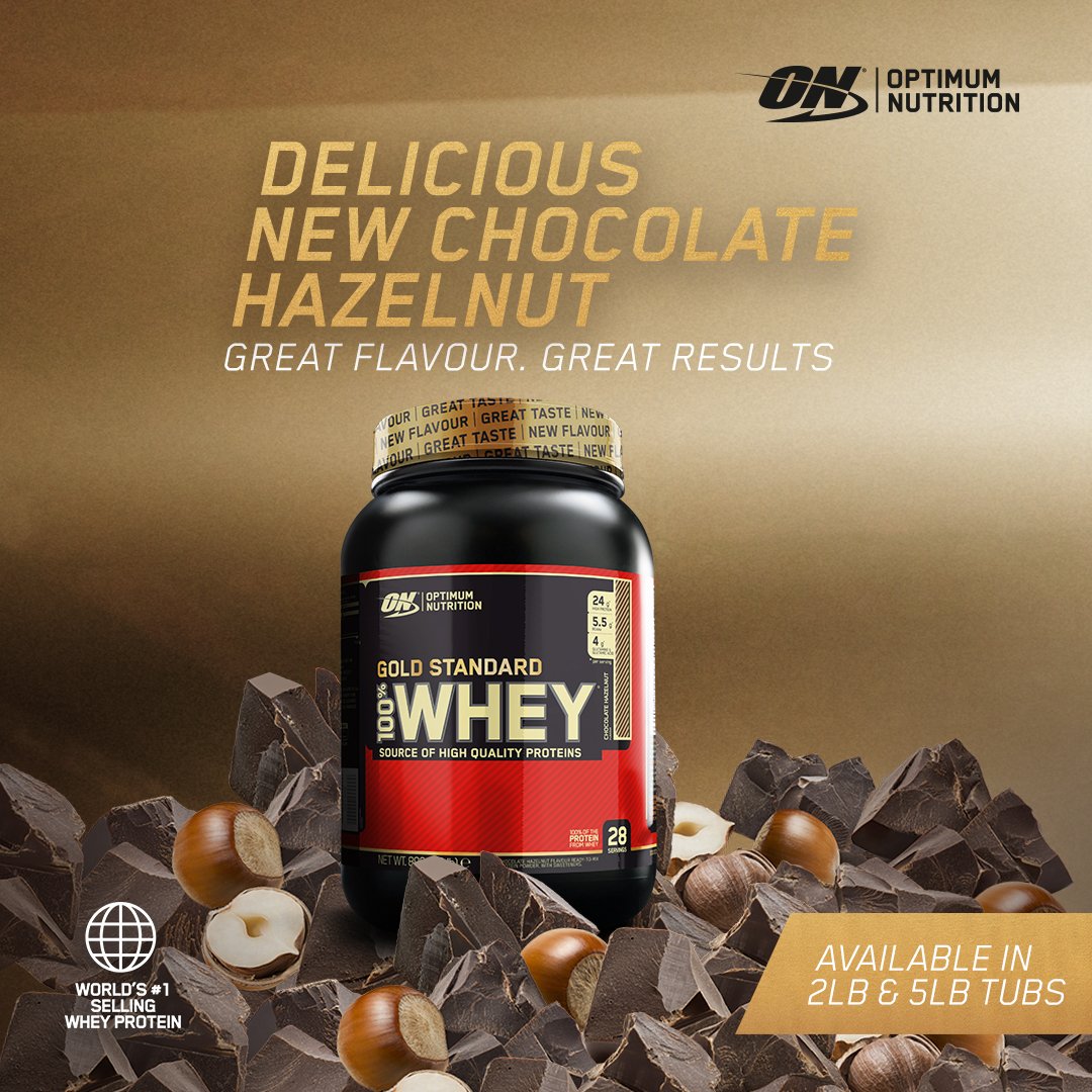 It's Here! Recovery has never tasted so good with our newest flavour, chocolate hazelnut Gold Standard 100% Whey. #OptimumNutrition
bddy.me/2xrxX3W