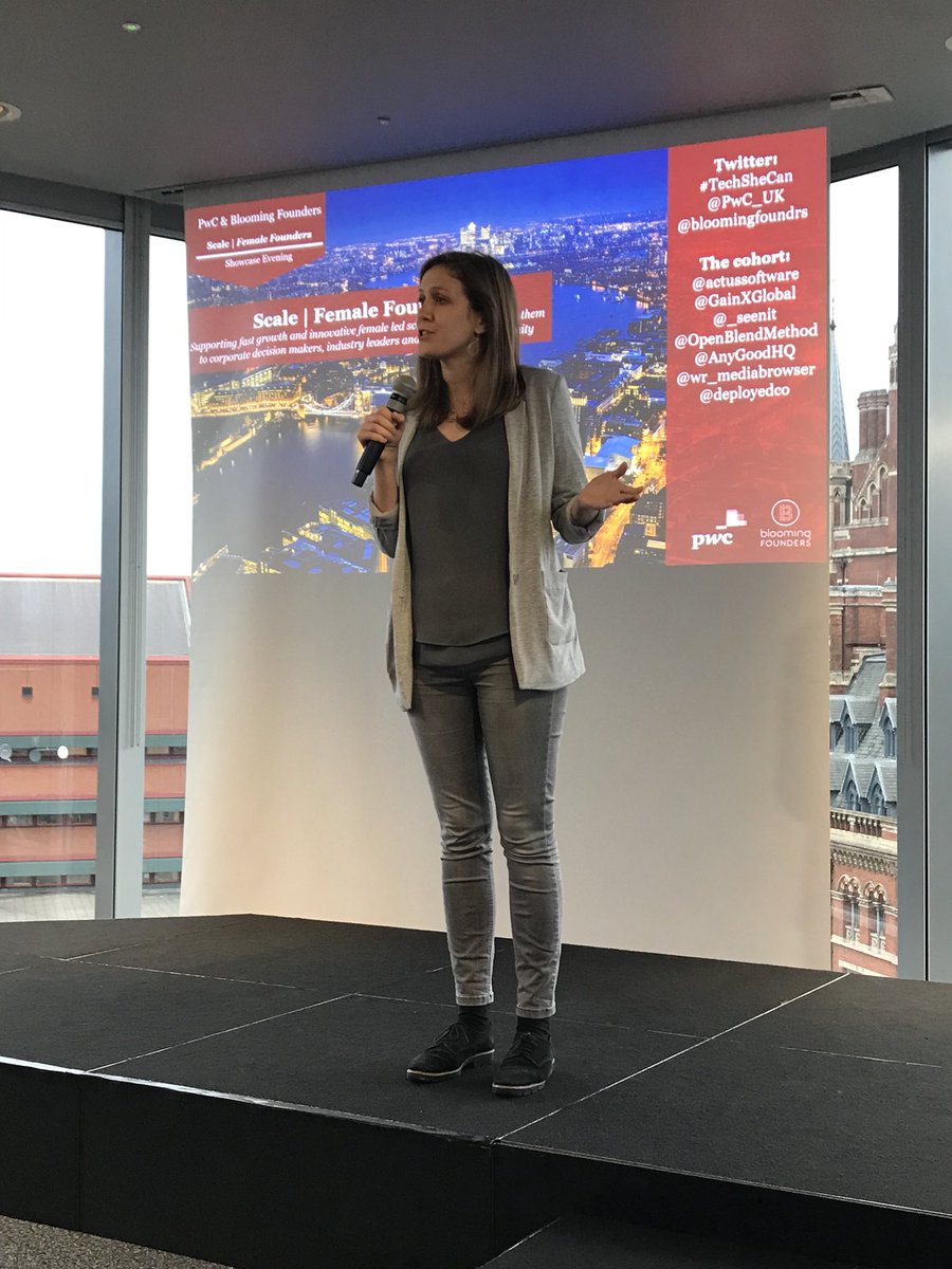 AwareSquare's tweet image. Pitch evening for the #TechSheCan with @bloomingfounders and @PwC_uk - supporting all the #womenleaders, especially White Report 👍