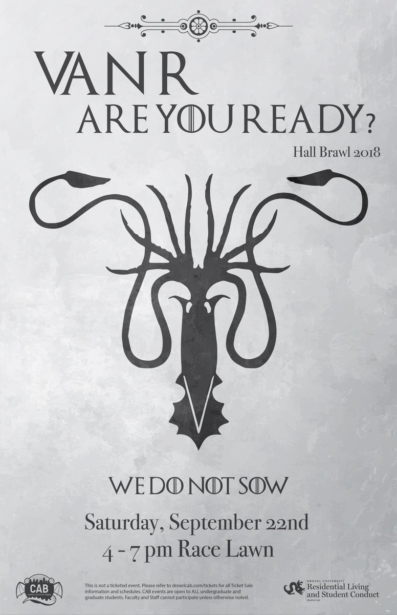 DrexelCAB's tweet photo. Van R, Are You Ready? We Do Not Sow. https://t.co/G1MtM9n9gj https://t.co/w4nkZXKRSD
