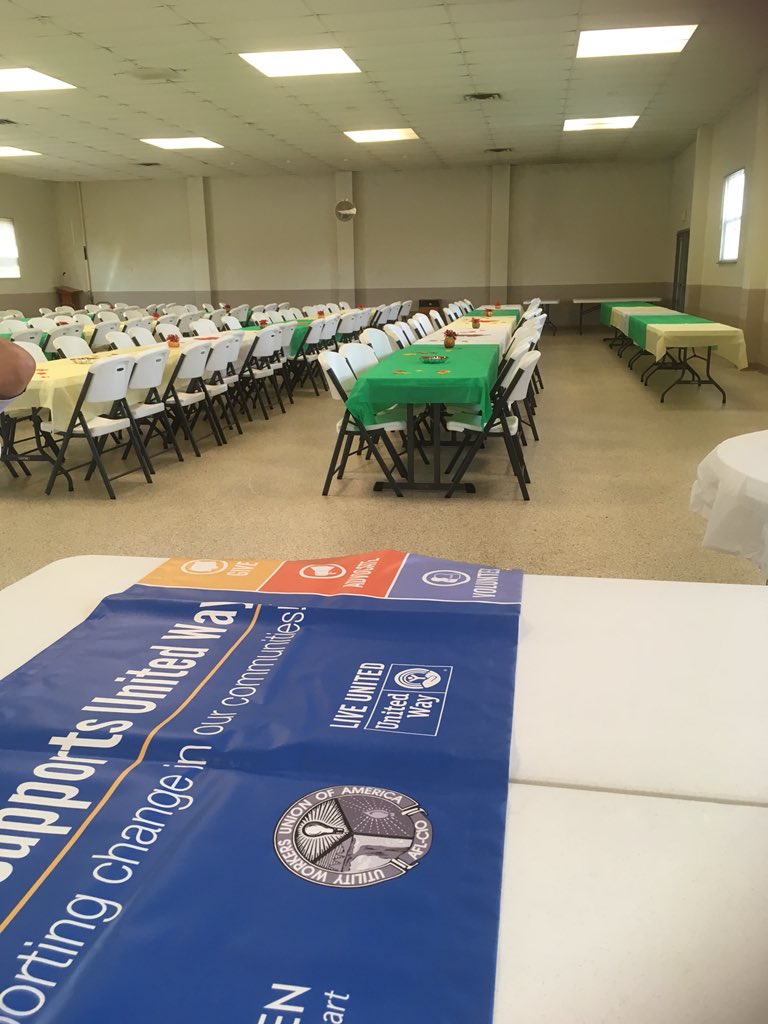 Getting ready for our @VectrenOhio UWUA Local 175 #UnitedWay Fish Fry! We’re proud to support @DaytonUnitedWay @UnitedWay_MC_OH and their partners across the Miami Valley. #LiveUnited
