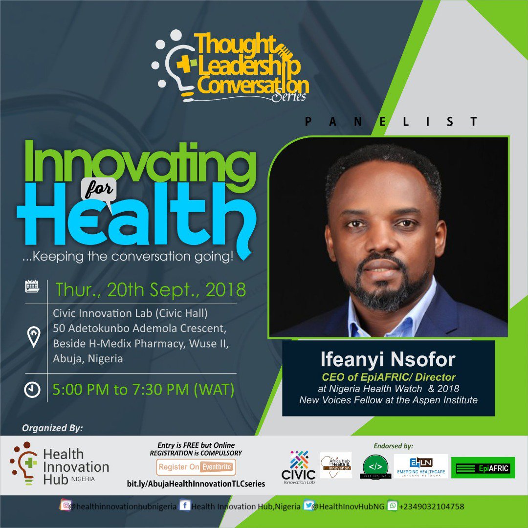 'At #HealthMeetsTech, we assign mentors to teams to ensure the team can demonstrate that their solution works.' ~ @ekemma at #Innovate4HealthNaija