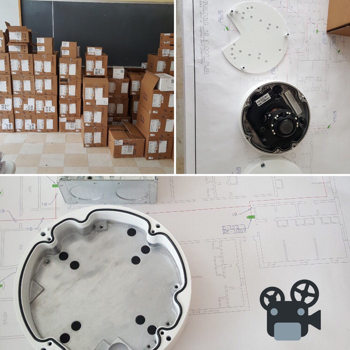 Umbrella__Tech's tweet photo. Ahhhhhhh the start of another massive #VideoSurveillance #project 

#security #securityindustry #ThursdayThoughts https://t.co/ZjSFGrwAnS