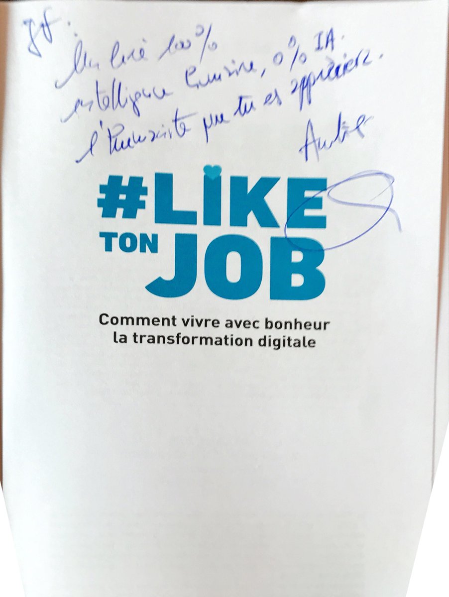 jfkn's tweet photo. Merci @olivierbas1 pour le livre #LikeTonJob et la conférence de ce jour @cepimanagement #putaincetaitbien https://t.co/lieeGxsFcI