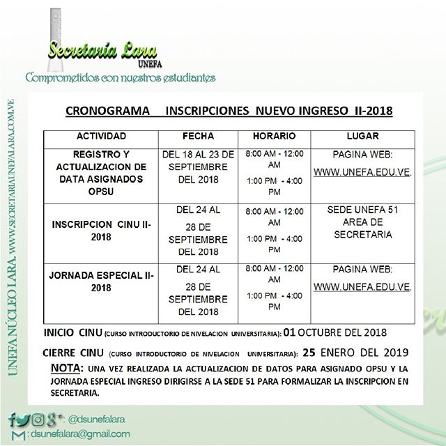 SecretaríaUnefaLara (@dsunefalara) on Twitter photo 