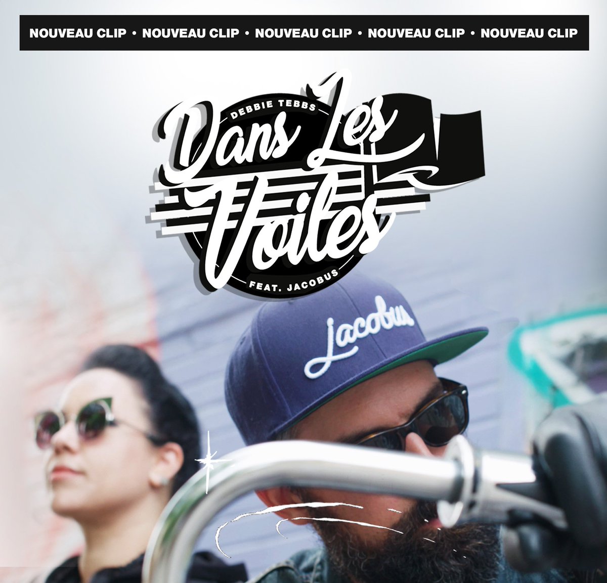 DebbieTebbs's tweet photo. 🏴🏴🏴 Mon nouveau clip ‘Dans les voiles’ feat. @JustJacobus dévoilé en primeur ce vendredi sur @Baronmag ... Watch out ! 🔥 #debbietebbs #albumchrome https://t.co/v1qqWrQbz9