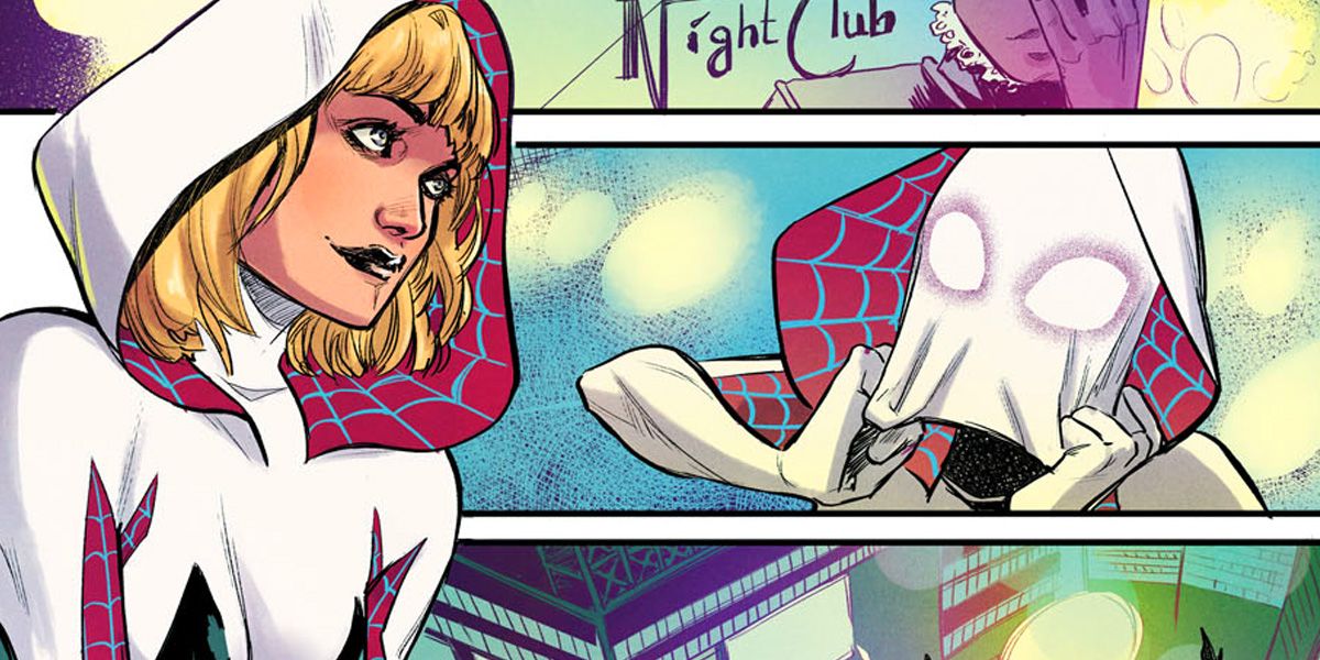 Ushers in Spider-Gwen's New Era - and Identity - as Ghost-Spider. 