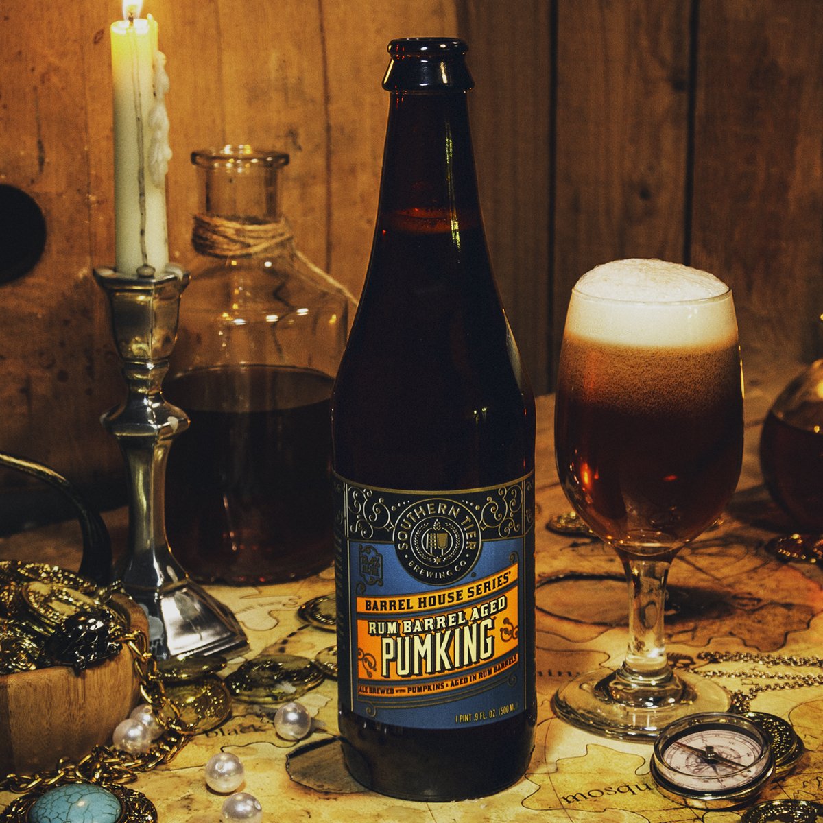 stbcbeer's tweet image. Argh! This year, Rum Barrel Aged Pumking makes the leap to a Barrel House series beer, with an ABV of 13.4%!  Available in 500ml bottles and on draught, find it in your area here: stbcbeer.com/find-beer.