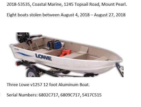RNC Requesting Assistance Boat Theft Investigation rnc.gov.nl.ca/2018/09/20/rnc… #nlcrime #nlboating #nltraffic https://t.co/sEx0C2dvg2