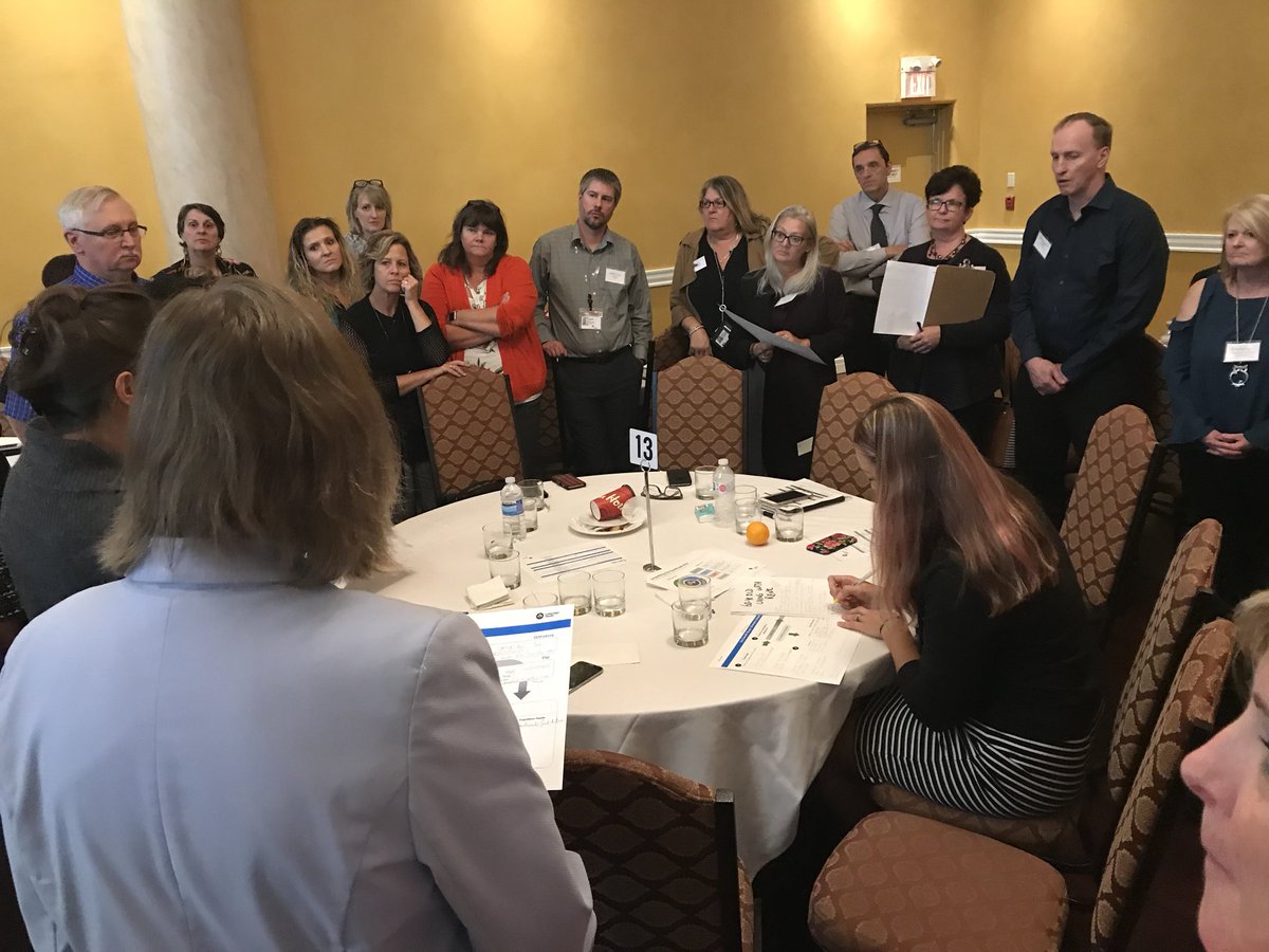 SharonANavarro's tweet image. Challenging @LakeridgeHealth leadership to think differently as we envision the future of care in #DurhamRegion #StrategySummit