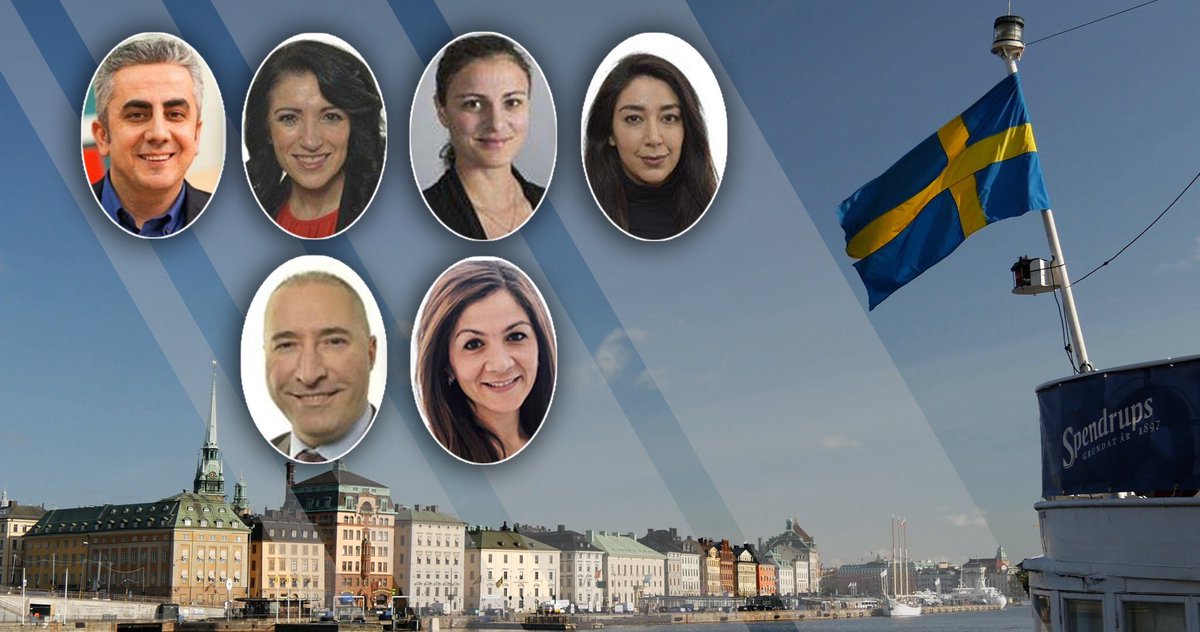 Sincere congratulations to the newly elected #Swedish #Kurdish Parliament Members @Sverigesriksdag @GulanAvci (@liberalerna), Amineh Kakabaveh (@vansterpartiet) Sara Seppälä (@sdriks) and Serkan Köse, Qadir Kasirga, @LawenRedar on the @socialdemokrat list.