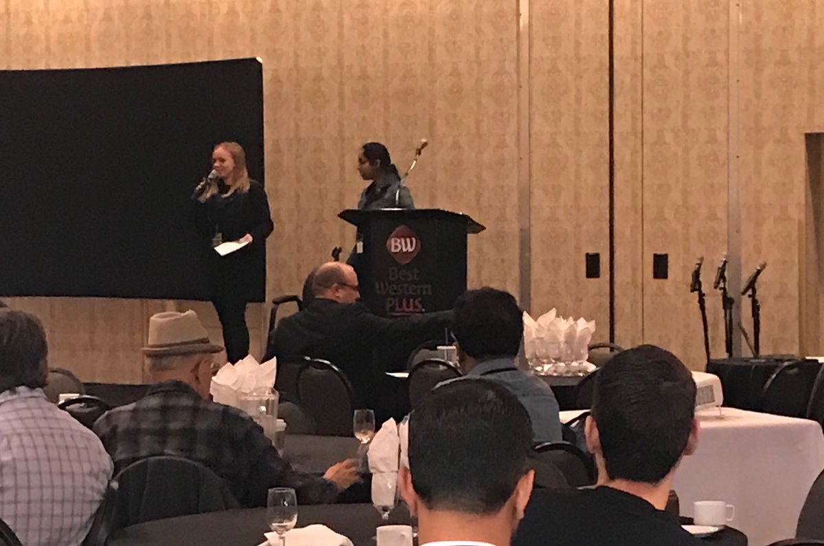 ClareESeeley's tweet image. Fantastic presentation from Heritage Park Middle School at the #FVTECH Forum #MissionBC