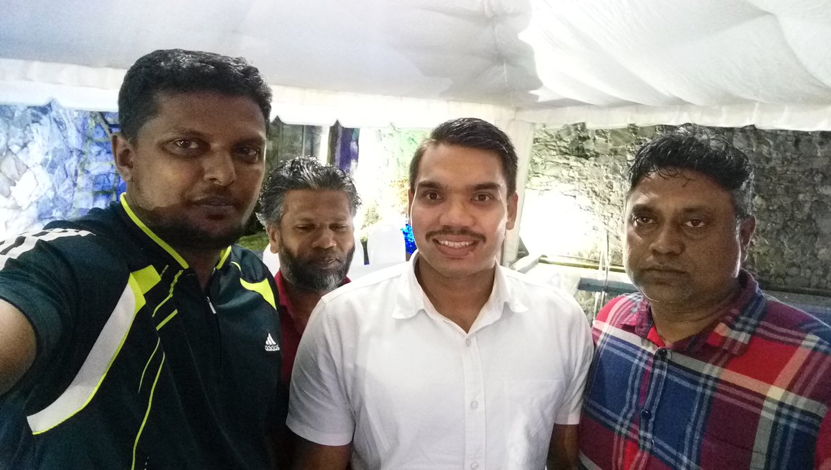 galagedaraE's tweet photo. @RajapaksaNamal with a true Leader https://t.co/kWAJzpNgUK