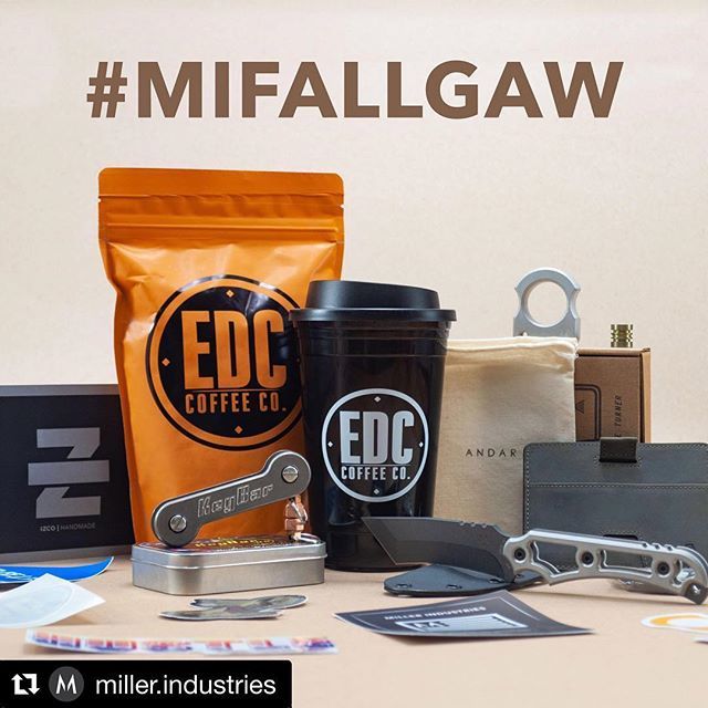 ActionClose's tweet image. Do the thing to win the stuff! #mifallgaw 
#Repost @miller.industries
・・・
Our Fall Giveaway is here!
We’ve got tons of edc gear worth over $400 😎

Here’s what you can win:

MI - MCF fixed blade knife and matching MSK knuckle

KEYBAR - Ti Keybar with … ift.tt/2PTL6tl