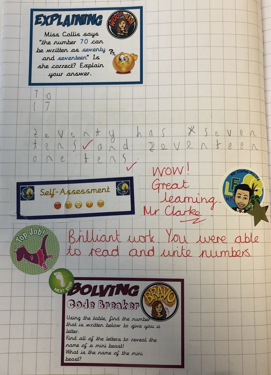 Lea_Forest_Lift's tweet image. Great maths 🌟 #representing #fluency #explaining @lea_forest_dep @lea_forest_aet @lea_forest_yr2 @AETAcademies @CareersAET @AETmaths @lea_forest_Math @SSATPrimary @BhmMagicalMaths @MathsRocks2 @MathsWhizzTutor @VisualMaths @L_Costello65 @Spartacus_LFP