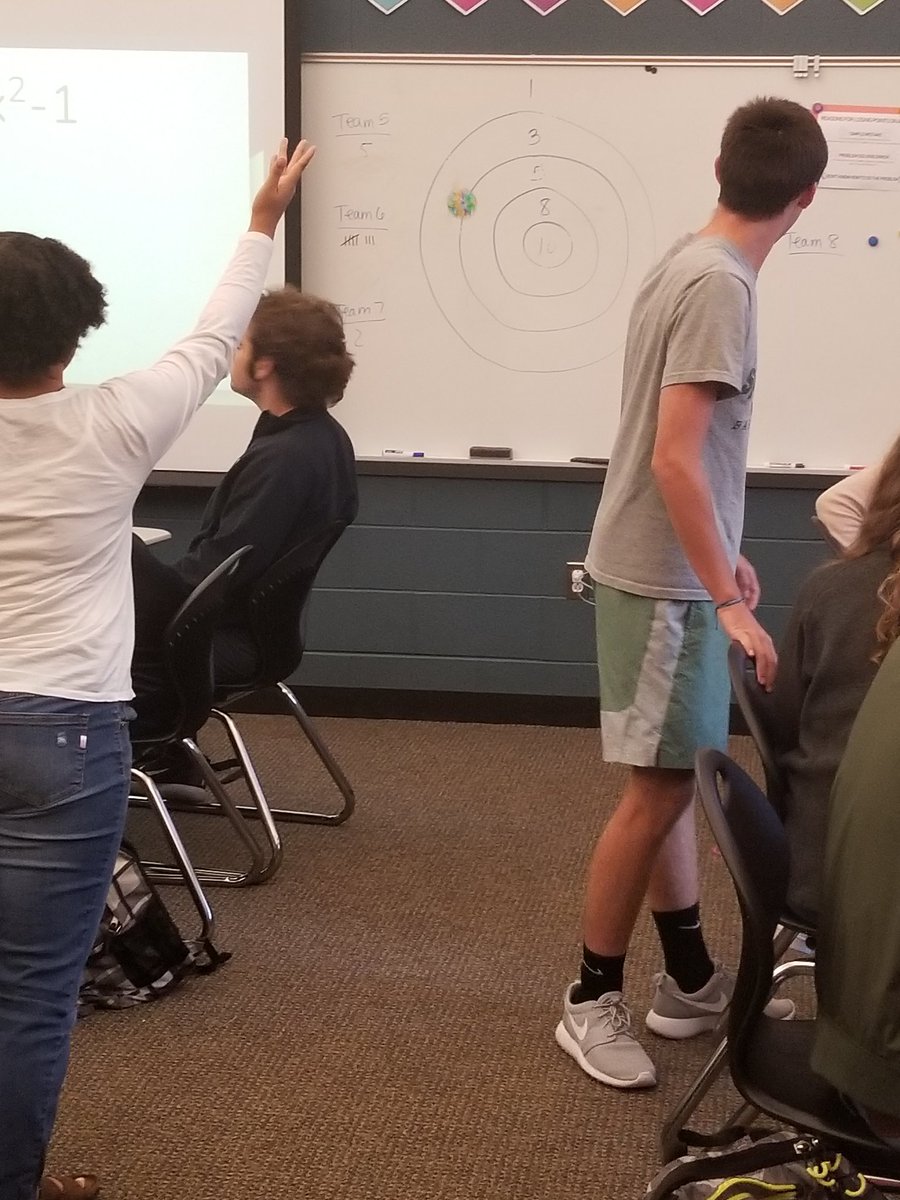 MrsLewSLEHS's tweet image. Lots of fun (&amp;amp; competition!) playing sticky ball to review functions and function notation!