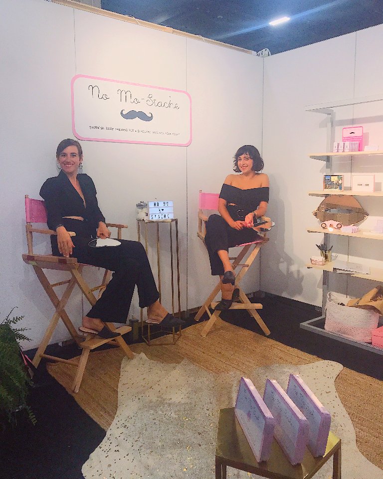 nomostache's tweet photo. #Throwback to #CosmoProf2018 💗 How cute are our founders?! 😍 #ThrowbackThursday #NoMoStache https://t.co/o5Ncs55OeI