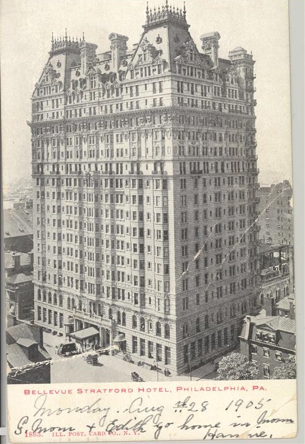 Today we celebrate the 114th anniversary of George Boldt’s vision. It was on this day in 1904 that The Bellevue-Stratford opened its doors and shared its magnificence with the world! #Tbt