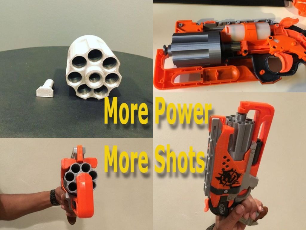 Nerf HammerShot Mods - MORE POWER MORE SHOTS! 